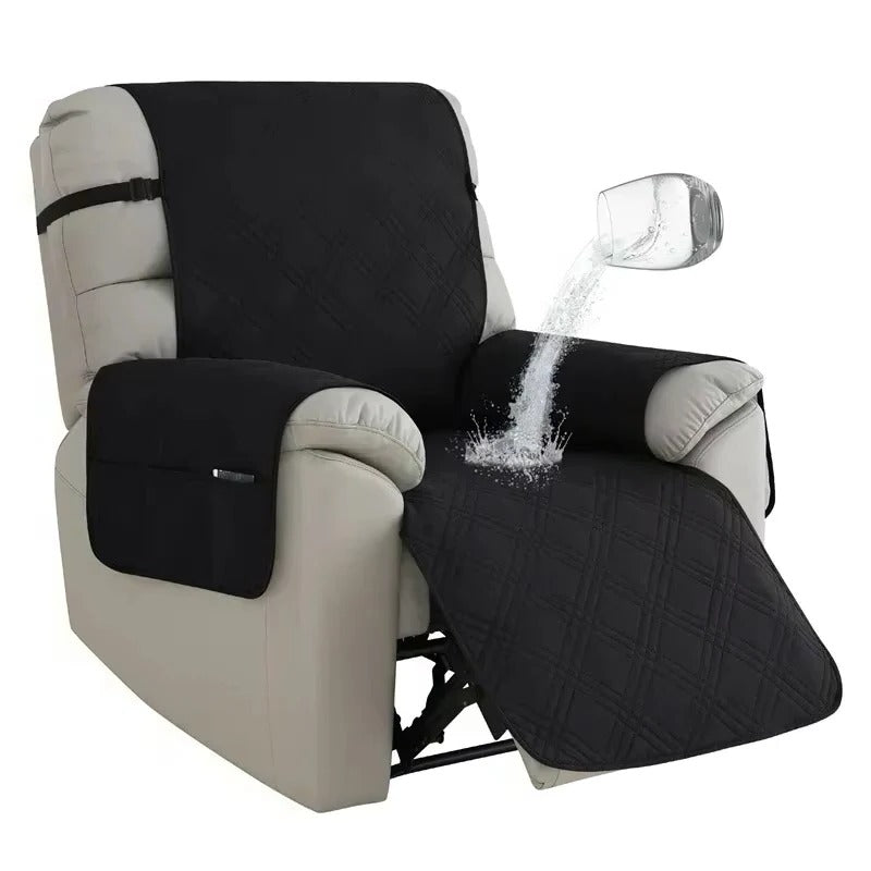 Water-Resistant Recliner Slipcover with Anti Slip Backing