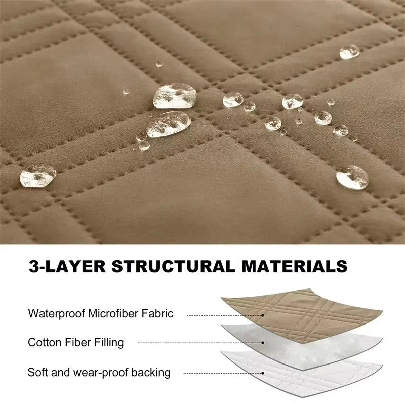 Water-Resistant Recliner Slipcover with Anti Slip Backing
