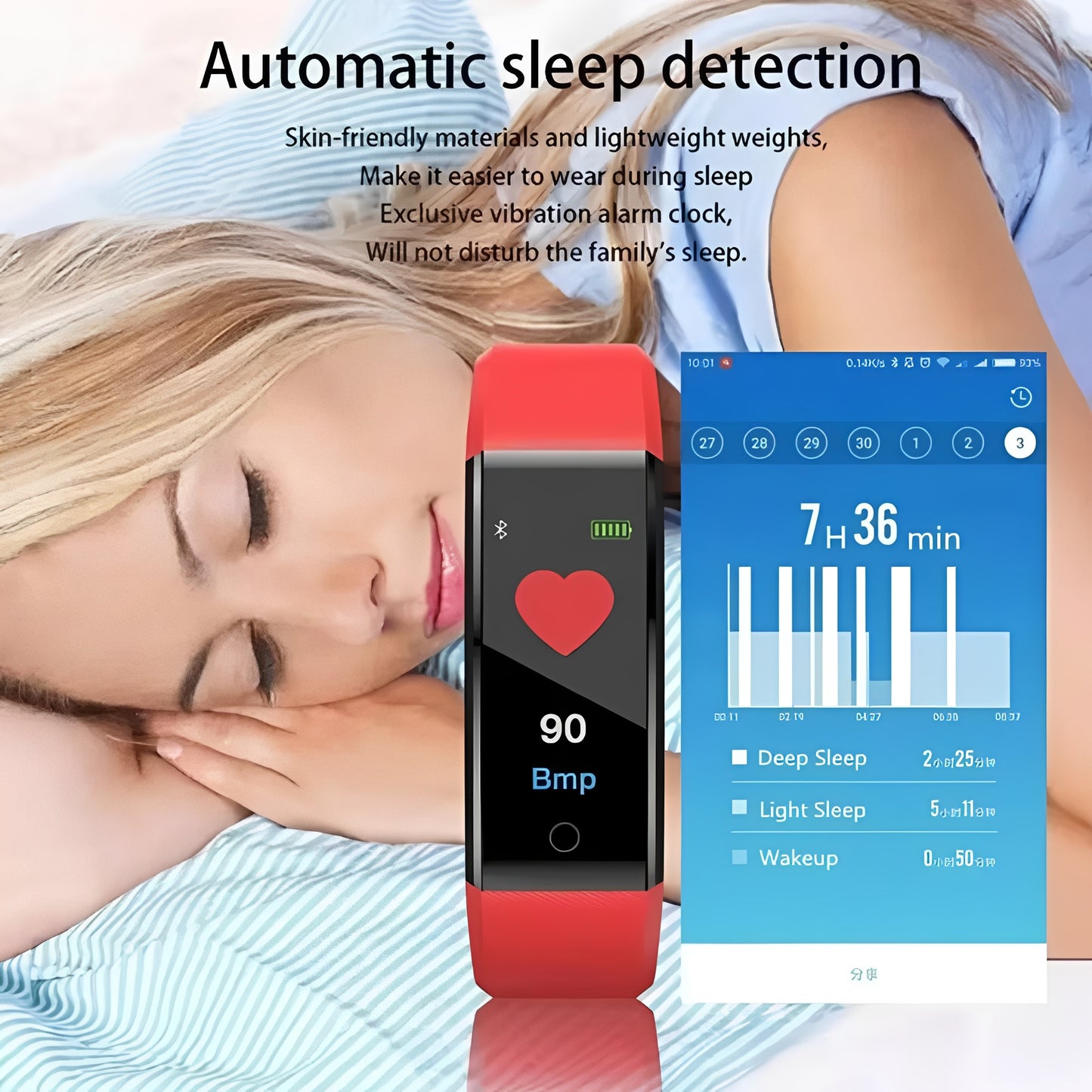 Smart Fitness Watch with Activity Tracking with Digital Display