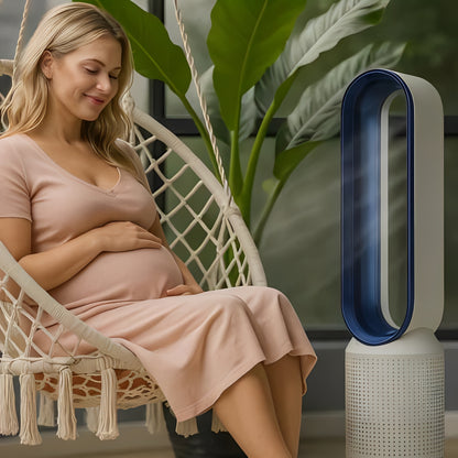 Bladeless Tower Fan with Remote Control Function