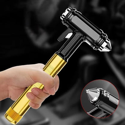 Metal Emergency Window Breaker with Seat Belt Cutter Tool