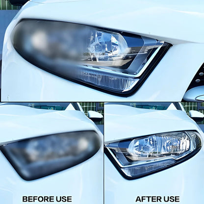 Headlight Lens Restoration Kit with Polishing Compound and Pads