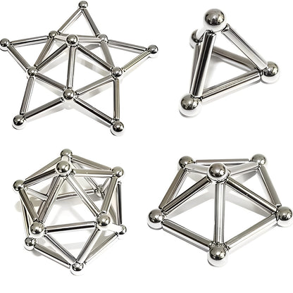 Magnetic Building Sticks and Balls Set for Creative Construction
