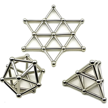 Magnetic Building Sticks and Balls Set for Creative Construction