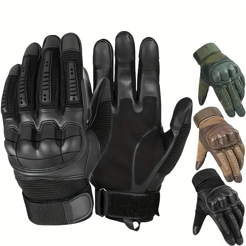 Reinforced Work Gloves with Padded Knuckles and Breathable Design