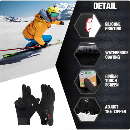 Thermal Cycling Gloves for Men and Women, Winter Sports