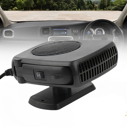 Portable 12V Ceramic Auto Heater Fan for Car Interior Use
