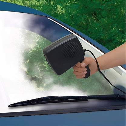 Portable 12V Ceramic Auto Heater Fan for Car Interior Use
