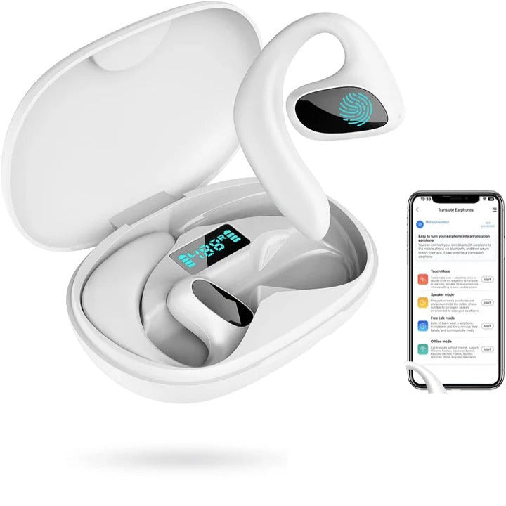 Wireless Translation Earbuds with App Based Voice Recognition