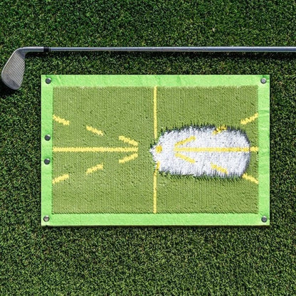 Golf Swing Training Mat with Impact Detection