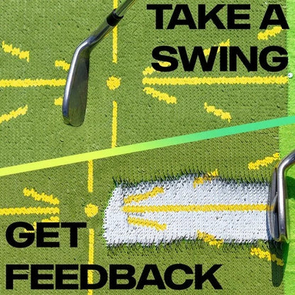 Golf Swing Training Mat with Impact Detection