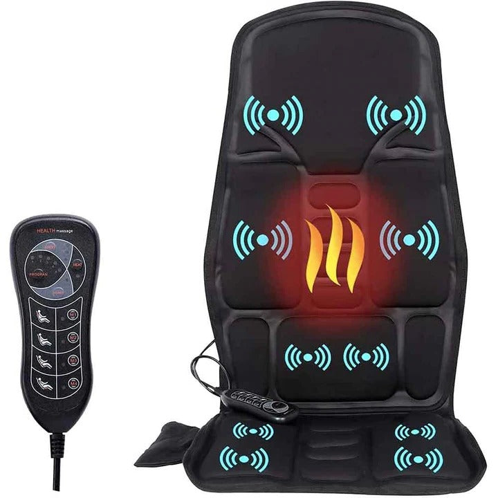 Massage Chair Pad with 8 Heated Modes for Back Support