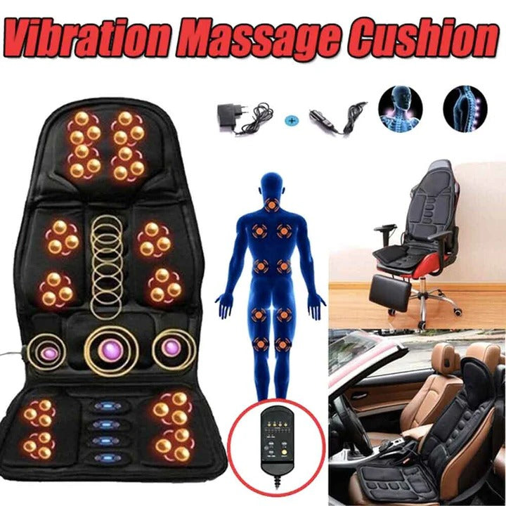 Massage Chair Pad with 8 Heated Modes for Back Support