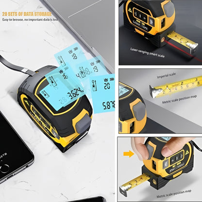 Digital Laser Tape Measure with Infrared Sensor
