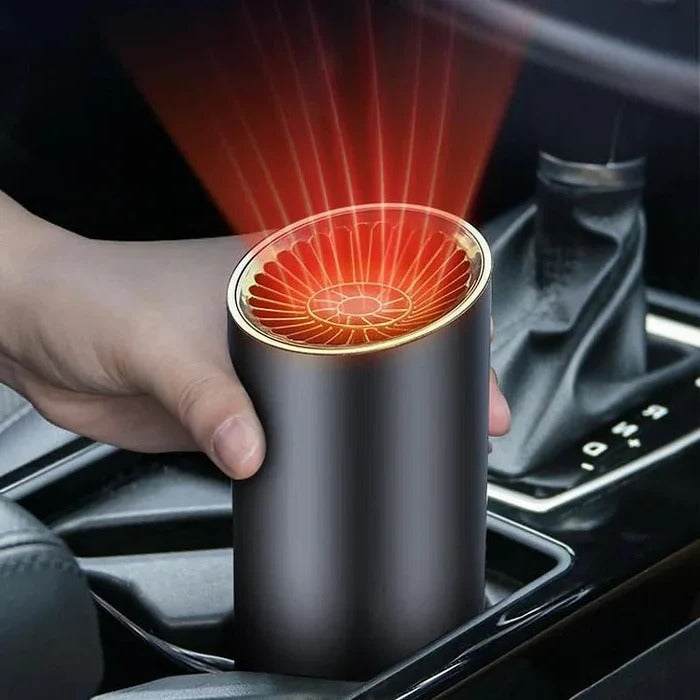 Cup Shaped Car Heater and Cooler with Rotatable Base