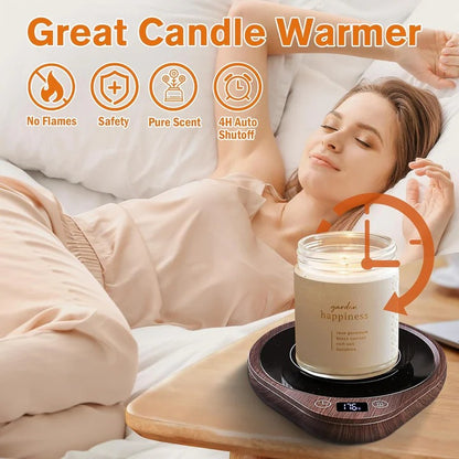 Electric Coffee Mug Warmer with Temperature Control Plate