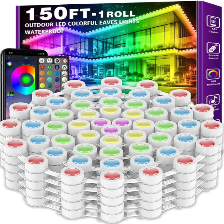 Outdoor LED Light Strips with Color Settings