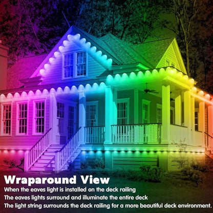Outdoor LED Light Strips with Color Settings