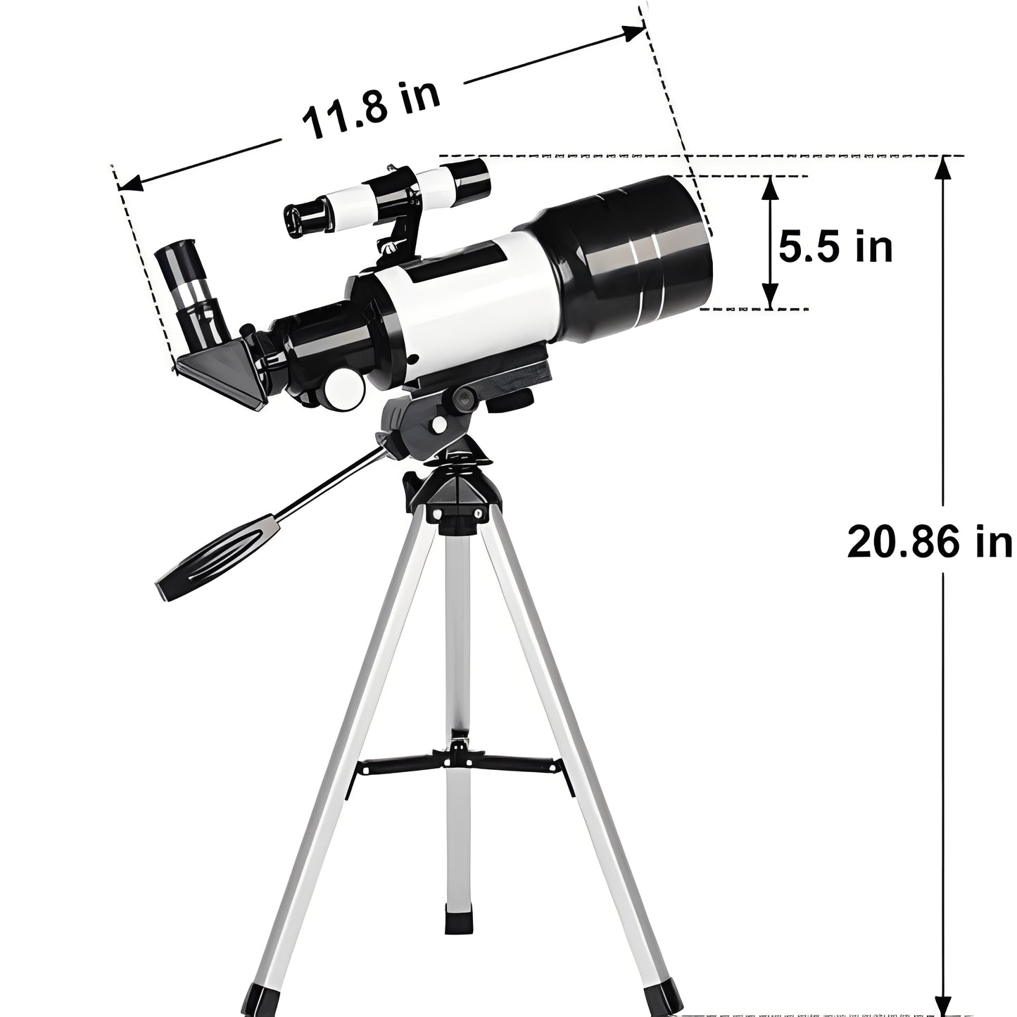 Astronomical Telescope with Tripod for Moon Watching, 150x Zoom