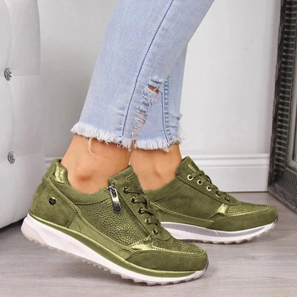 Orthopedic Leisure Shoes with Supportive Footbed