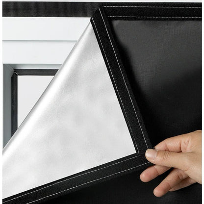 Adhesive Blackout Window Shade for Sun Blocking Coverage