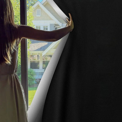 Adhesive Blackout Window Shade for Sun Blocking Coverage