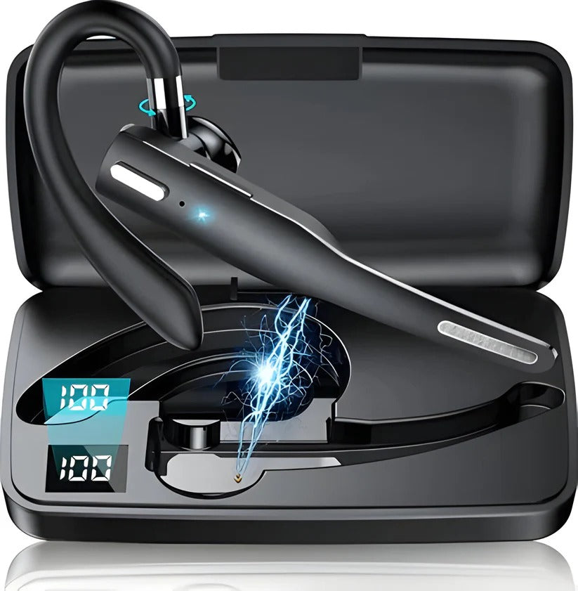 Wireless Bluetooth Headset with Dual Microphones for Truckers