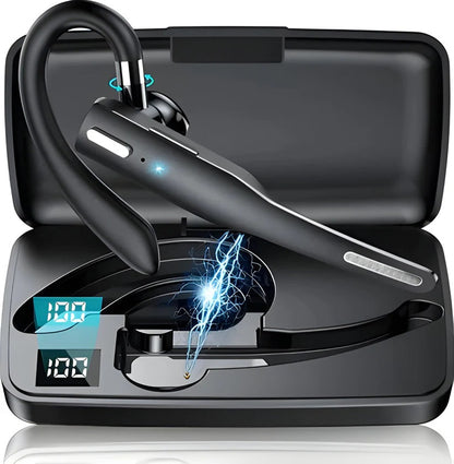 Wireless Bluetooth Headset with Dual Microphones for Truckers