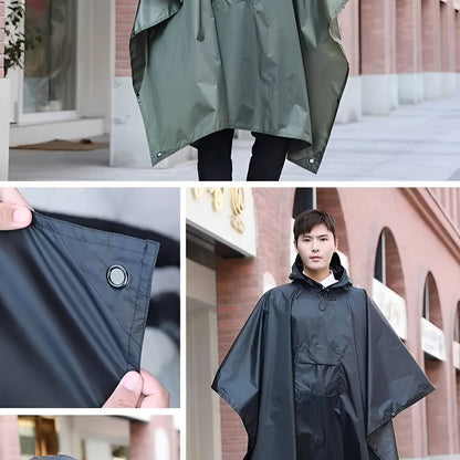 Outdoor Rain Poncho with Full Body Coverage