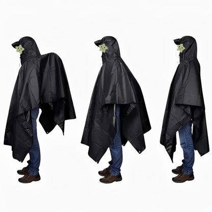 Outdoor Rain Poncho with Full Body Coverage