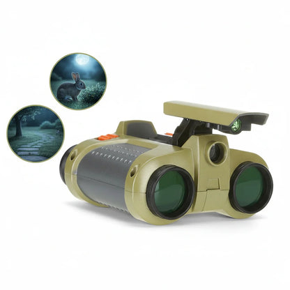 Night Vision Binoculars for Kids with LED Lights