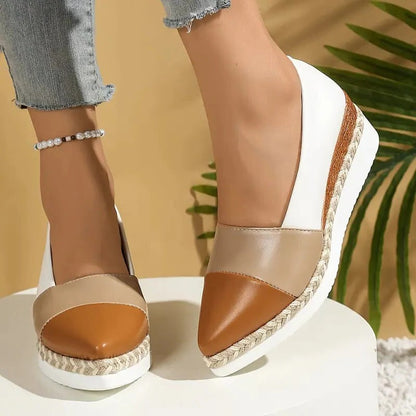 Lightweight Wedge Sandals with Cushioned Insole and Adjustable Strap