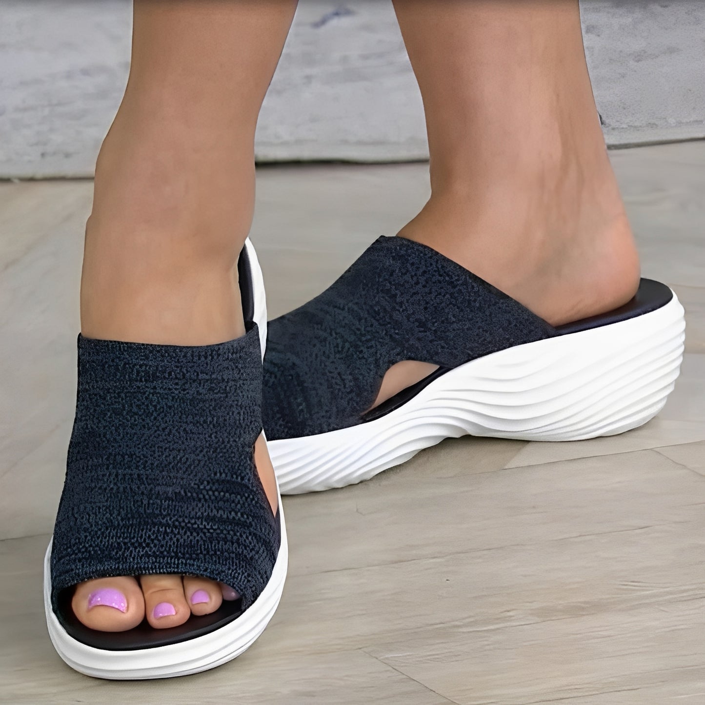 Womens Orthopedic Support Sandals with Contoured Footbed