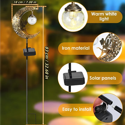 Solar LED Garden Stake Lights for Outdoor Pathway Decoration