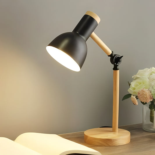 Adjustable Arm Desk Lamp with Directional Lighting Control