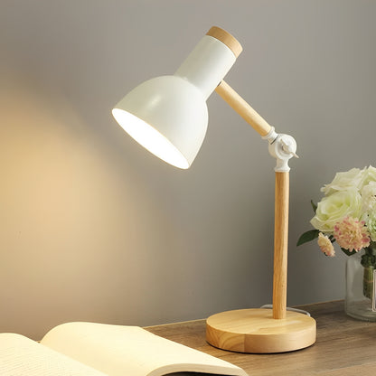 Adjustable Arm Desk Lamp with Directional Lighting Control