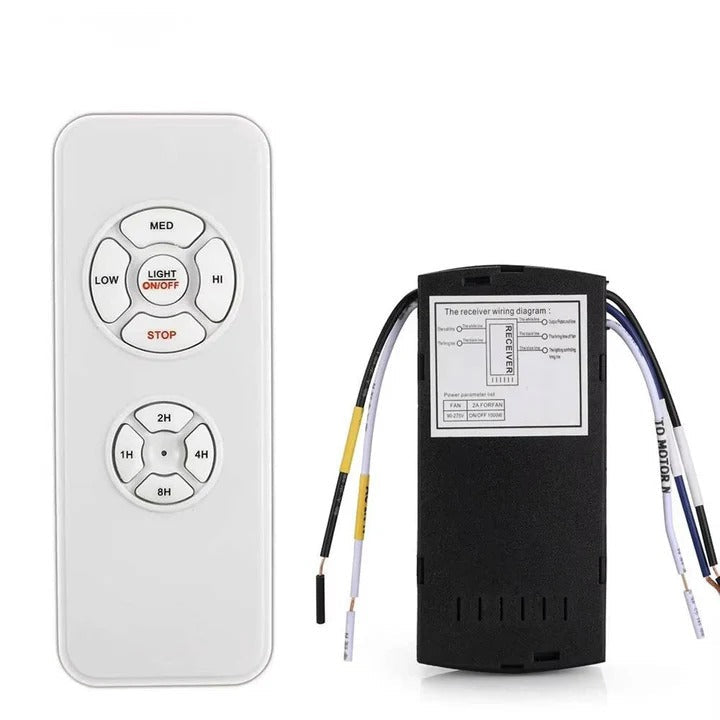 Universal Remote Control for Ceiling Fan Operation