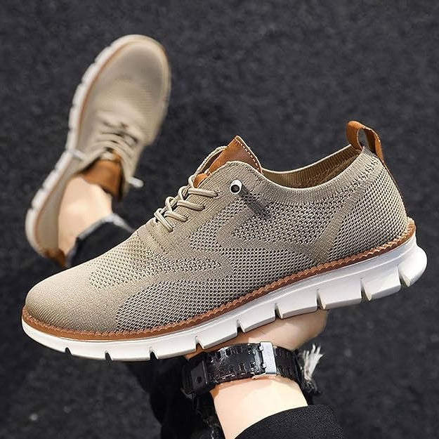 Breathable Urban Walking Shoes with Cushioned Sole