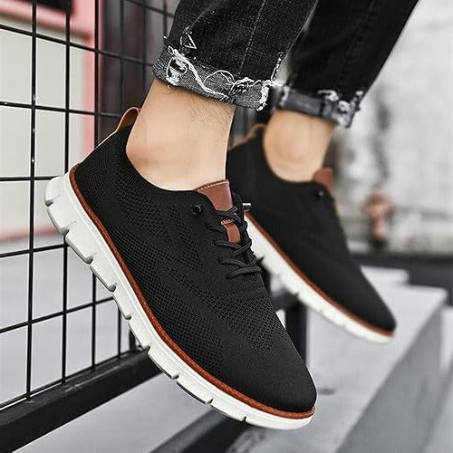Breathable Urban Walking Shoes with Cushioned Sole