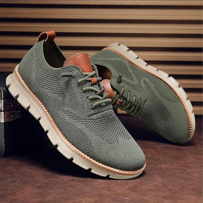 Breathable Urban Walking Shoes with Cushioned Sole
