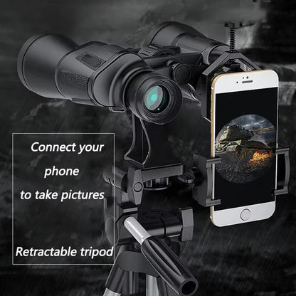 20x Magnification Binoculars with BAK4 Prism and Phone Adapter