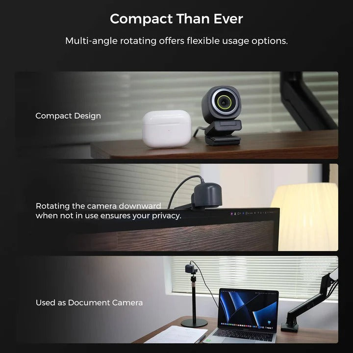 4K Webcam with 60fps Video Recording Capability