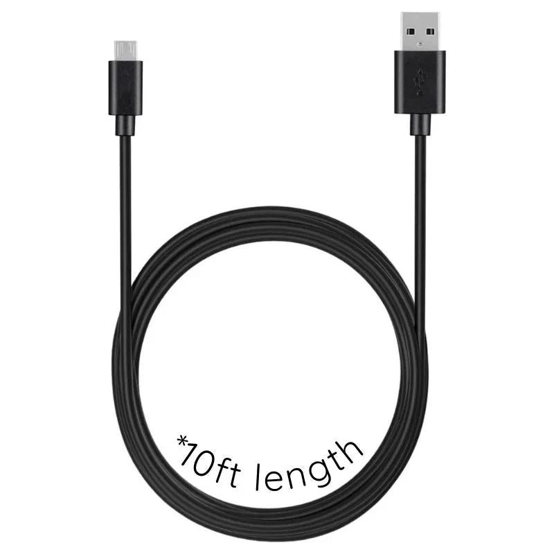 10 Ft USB Charging Cable with Extended Length