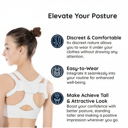 Adjustable Upper Back Posture Support Brace