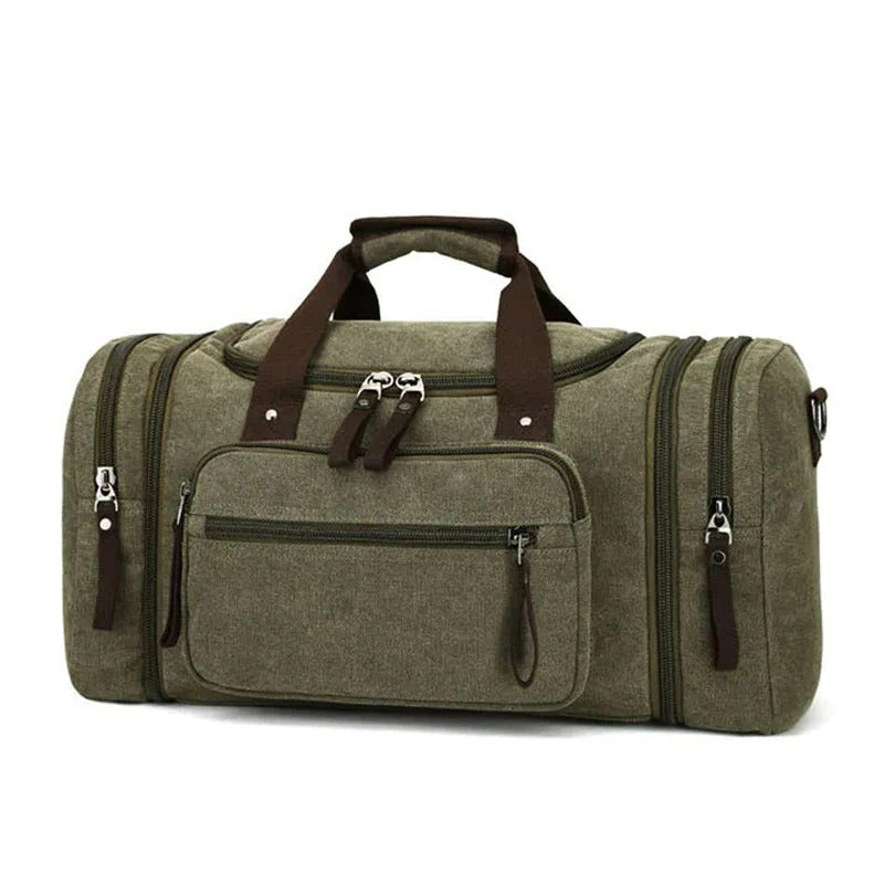 Canvas Travel Duffel Bag with Large Storage Capacity
