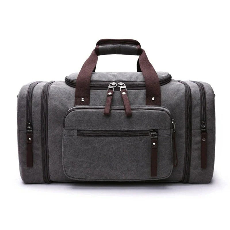 Canvas Travel Duffel Bag with Large Storage Capacity