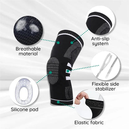 Knee Brace with Meniscus Stabilization Support