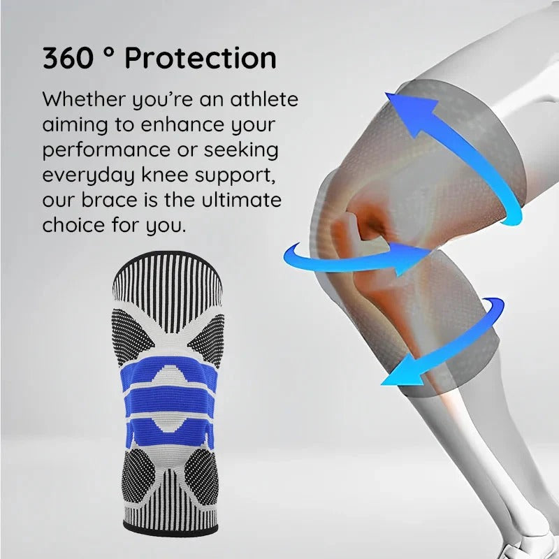 Knee Brace with Meniscus Stabilization Support