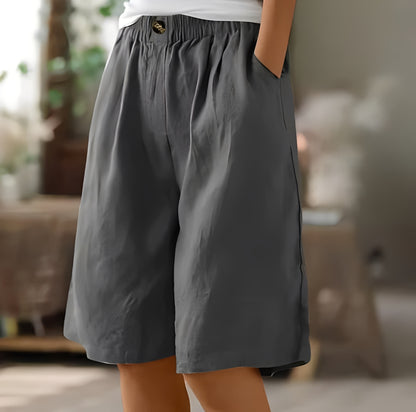 Soft Cotton Lounge Shorts with Elastic Waistband