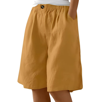Soft Cotton Lounge Shorts with Elastic Waistband